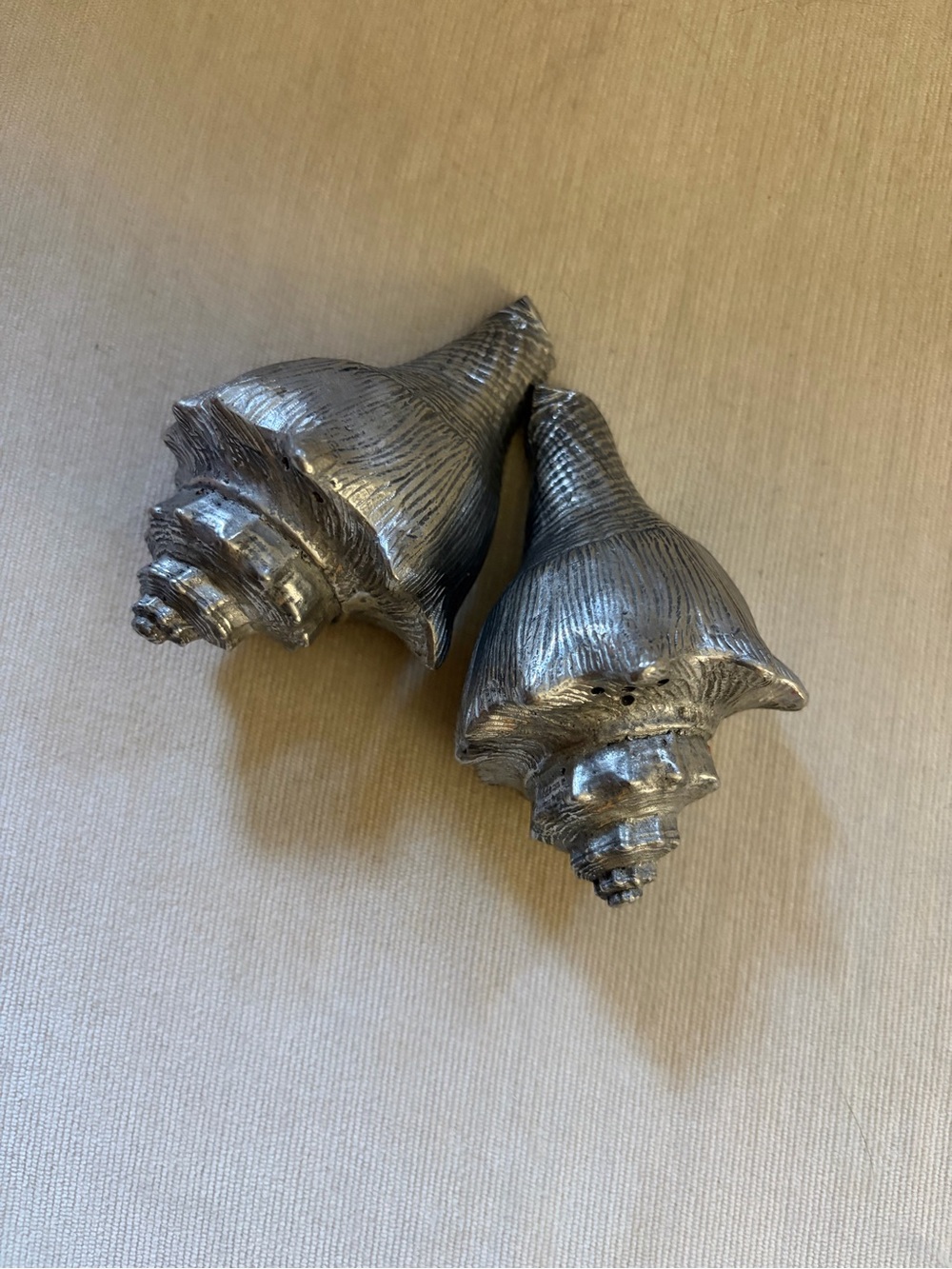 Vintage Seashell Salt and Pepper Shaker
